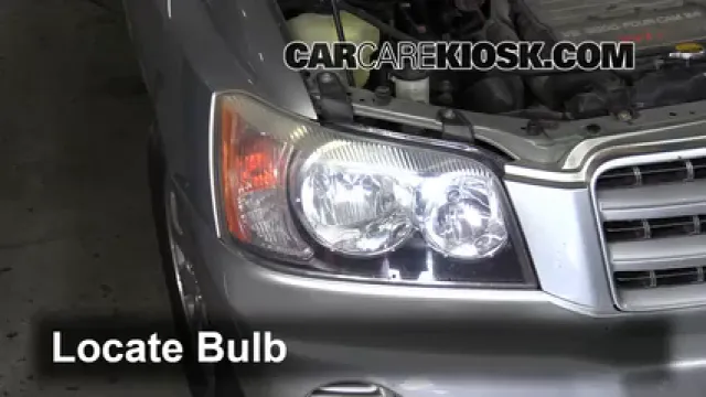 2001 Toyota Highlander 3.0L V6 Luces Luz de marcha diurna (reemplazar foco)